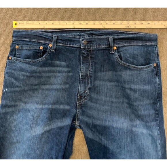 Levis 559 Relaxed Fit Jeans Mens 40x32 Straight Leg Blue Loose Denim Workwear - Picture 4 of 8